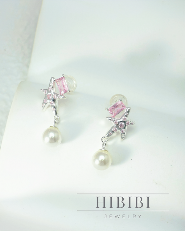 【ピーチスター】パールピアス