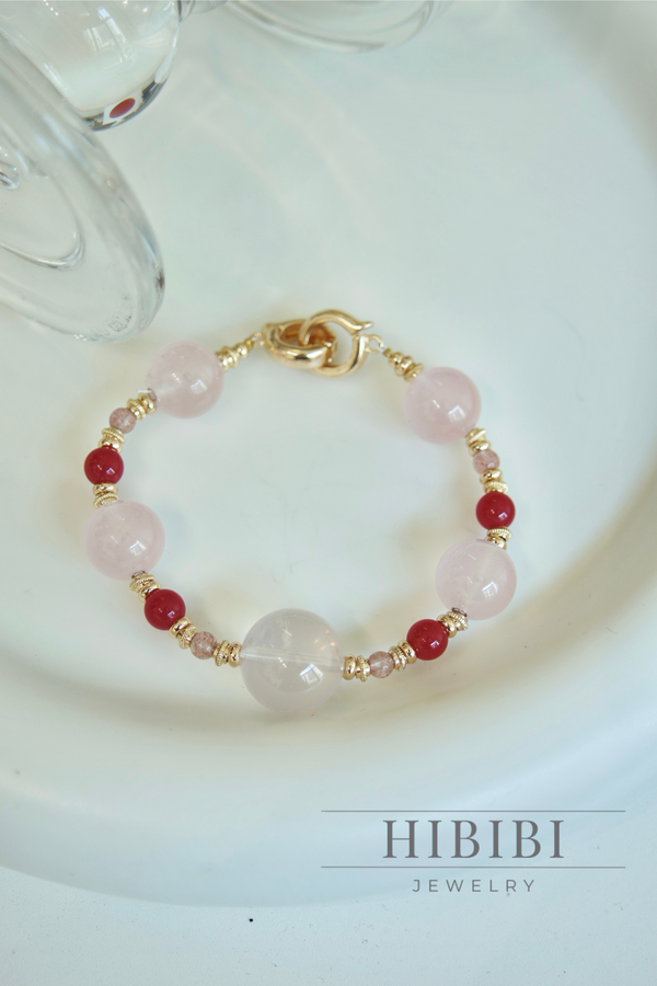 「桃夭重層」ブレスレット